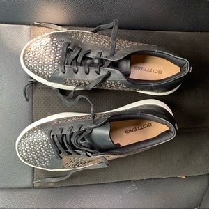 Brazilian black and silver shoes